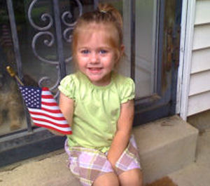 Anja being patriotic