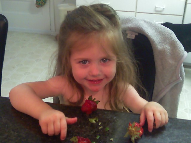 Anja being cute